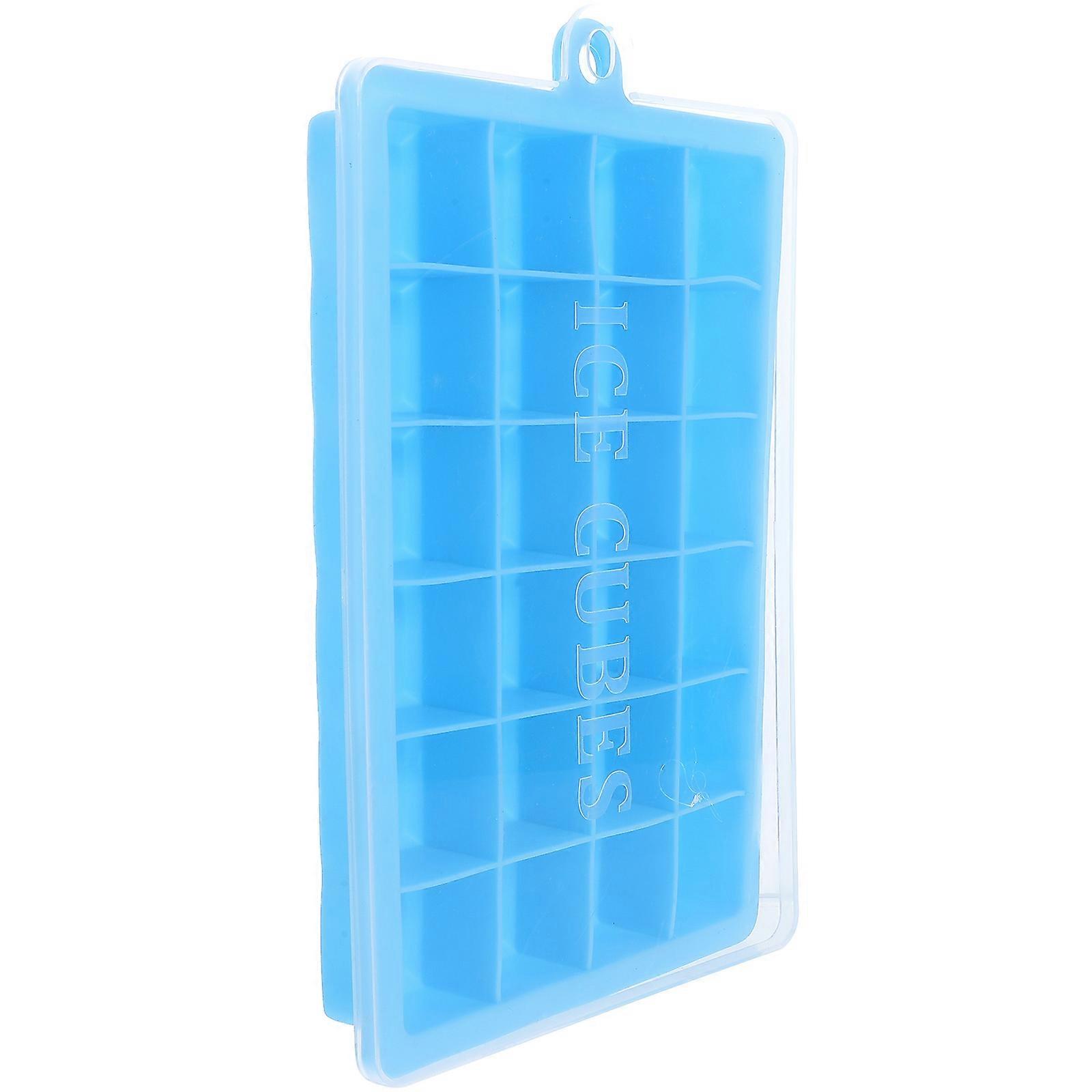 Silicone Ice Cube Tray Lid For Home Use Light Green 20.00X13.00X3.00cm Ice Making 1Pack