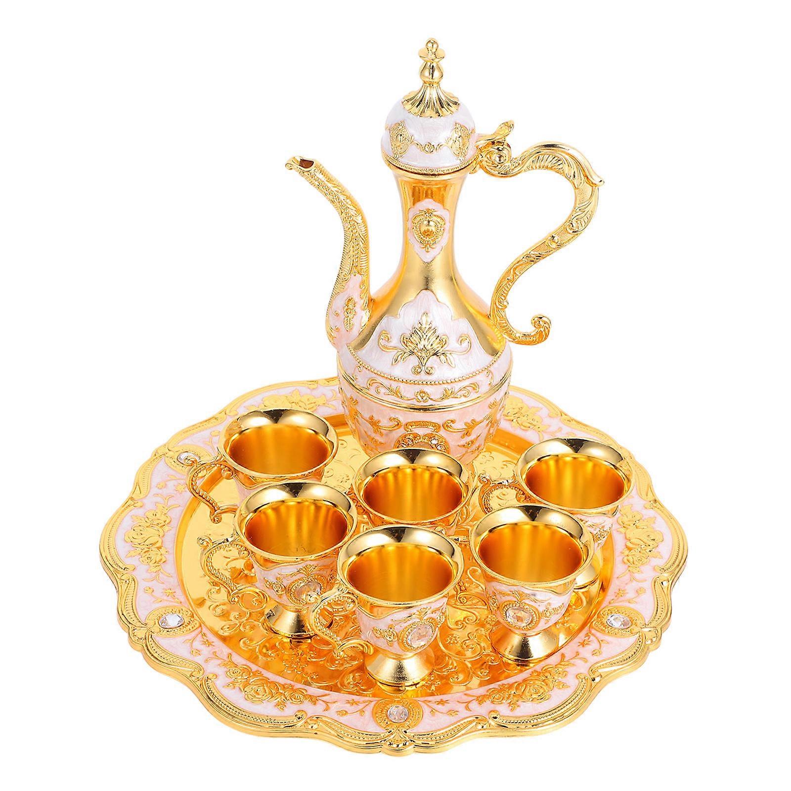 Elegant Decorative Goblet Cups Set Perfect For Holidays And Anniversaries Comprising Vintage And Serving Tea Or Wine 1 Set