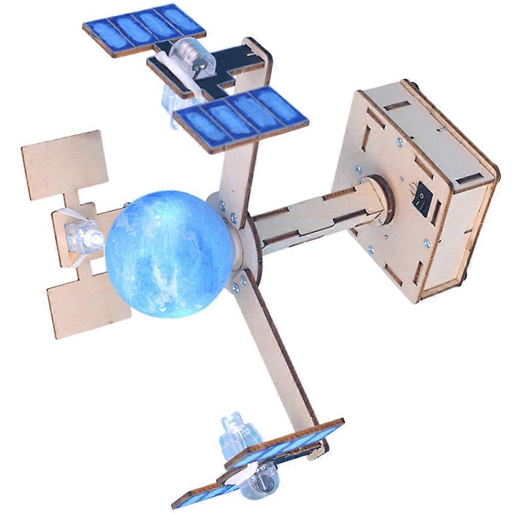 Science Educational Satellite Model Kit for 1Set DIY Assembly Toy