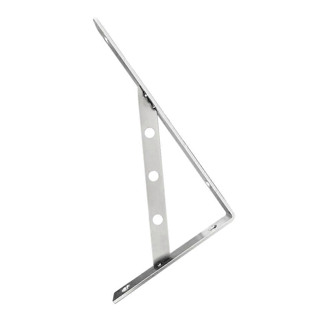 Multi-Use Shelf Bracket Heavy Duty Stainless Steel Bracket 2Pcs for Storage Support