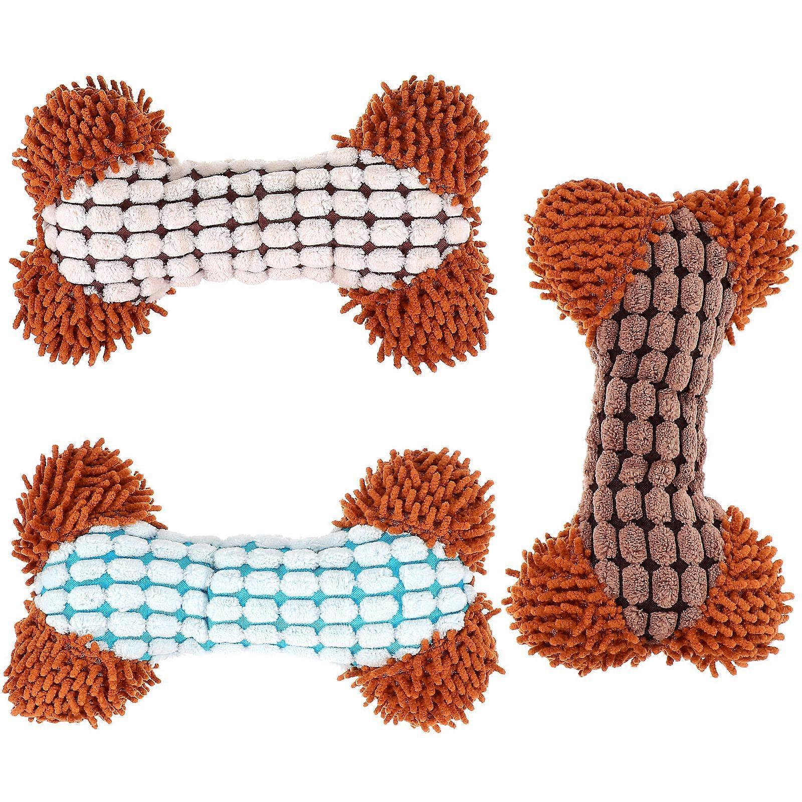 Bite-Resistant Plush Dog Toy for Pet Use Chewing Toy 15Pcs Assorted Color