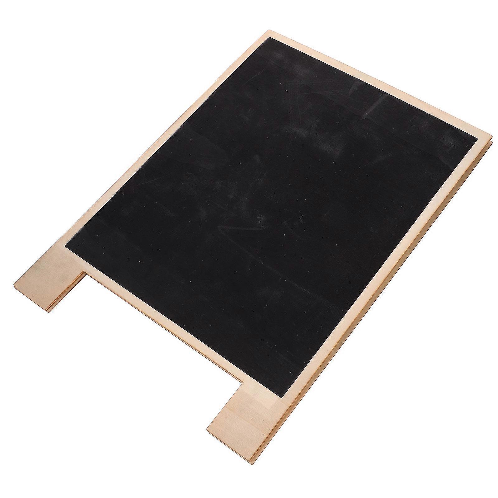 Chalkboard Sign 2Pcs Writing Display Board for Home Bar Decoration Reusable Surface Retro Style Black