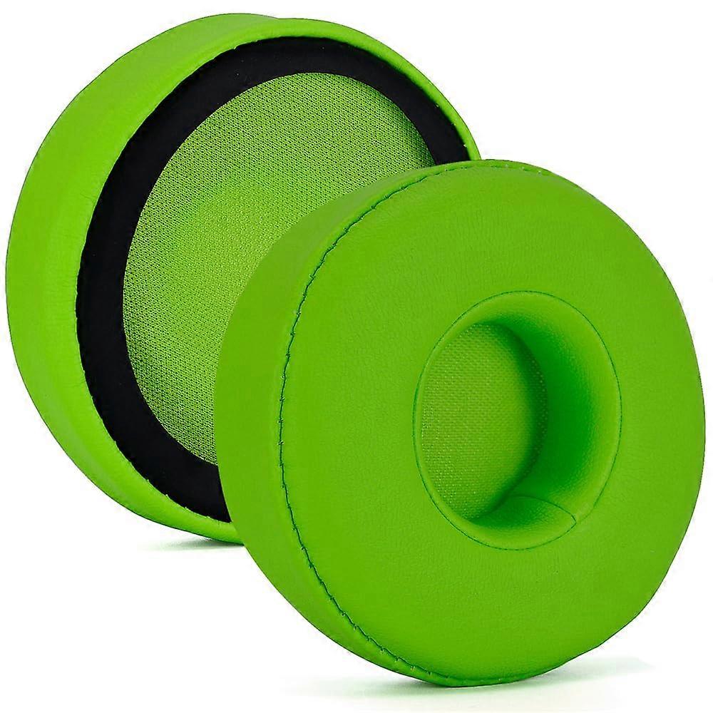 Headphone Replacement with Memory Sponge Soft Leather Ear Pads Cushion (2 PCS) (green) Universal Fit OverEar Cushions