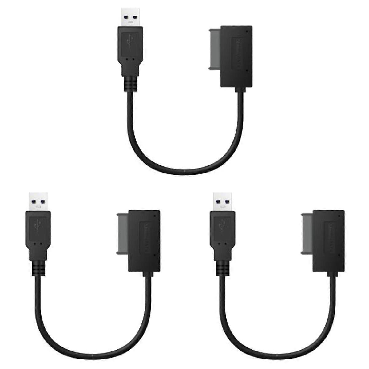 USB Adapter PC 6+7P CD DVD Rom 13 Pin Drive Cable for Laptop Notebook