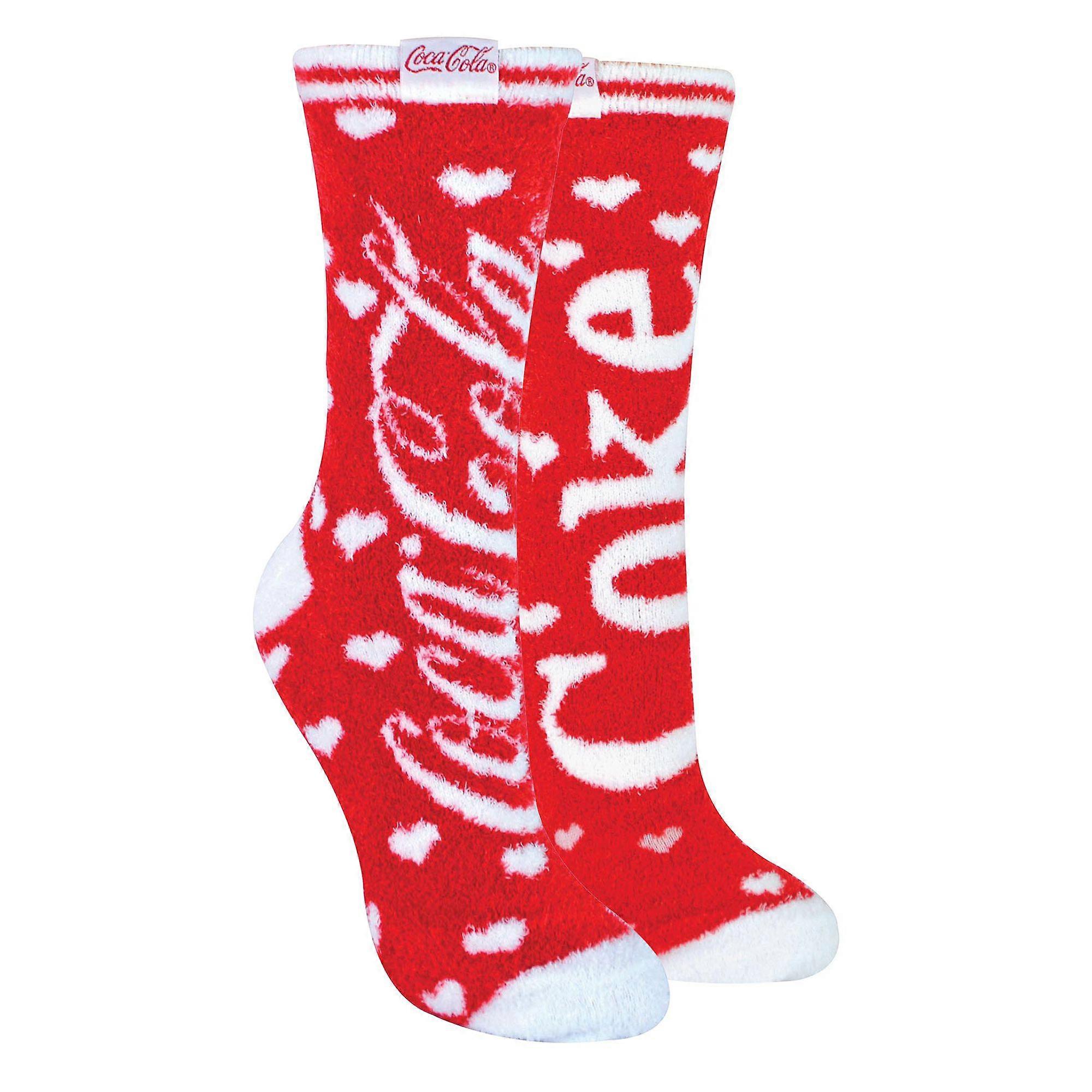 Coca Cola - 2 Pack Ladies Soft Cosy Lounge Socks