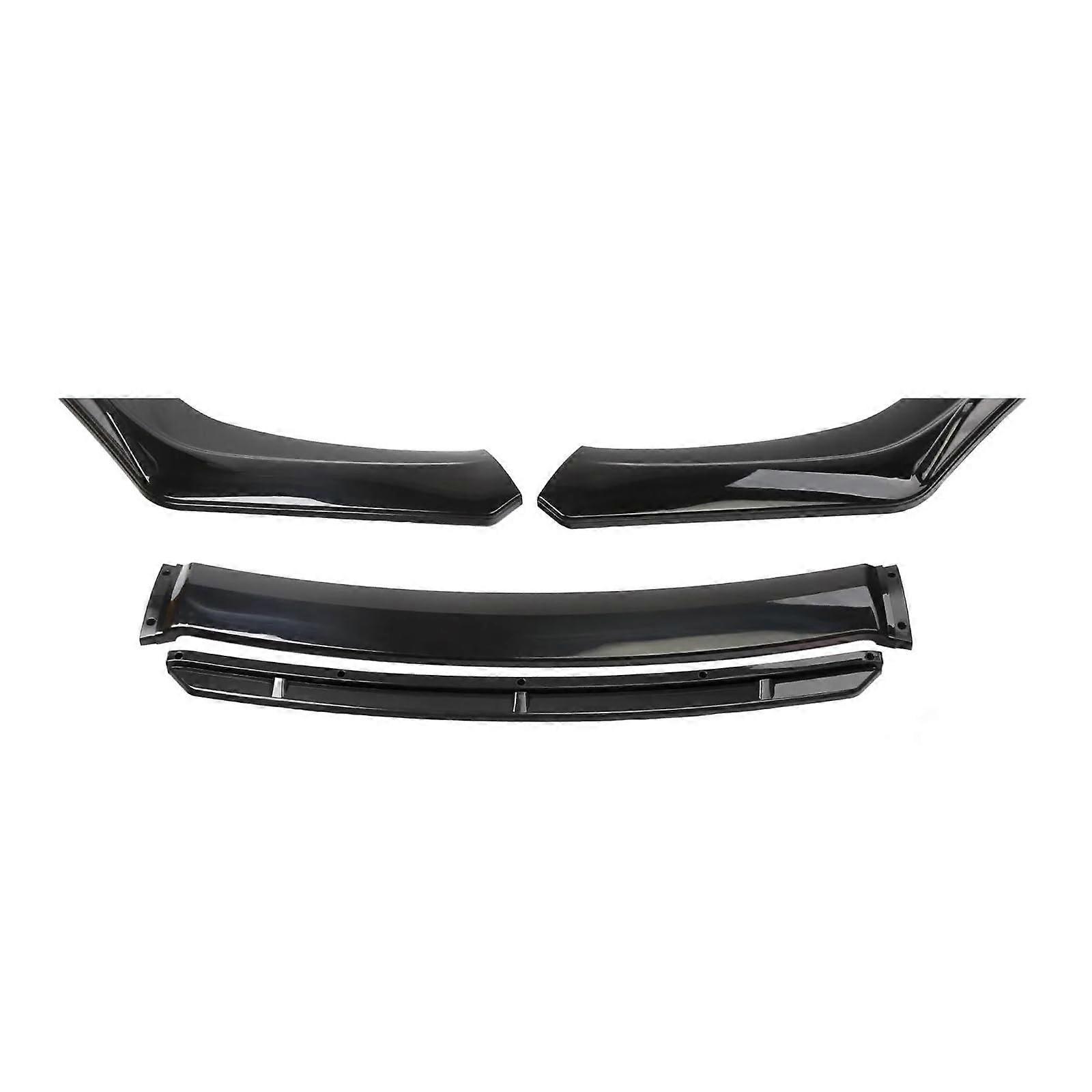 Car Front Spoiler Front Bumper Lip Chin Spoiler Diffuser Trim Gloss Black for Toyota Corolla Hatchback 19732016