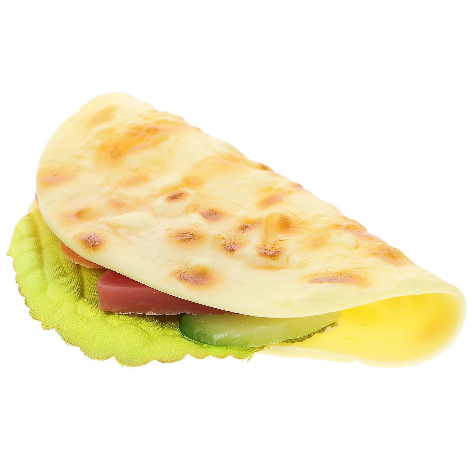 High Simulation Vegetable Pancake Model 1Pcs Perfect For Photographers And Merchants Displaying Food Items