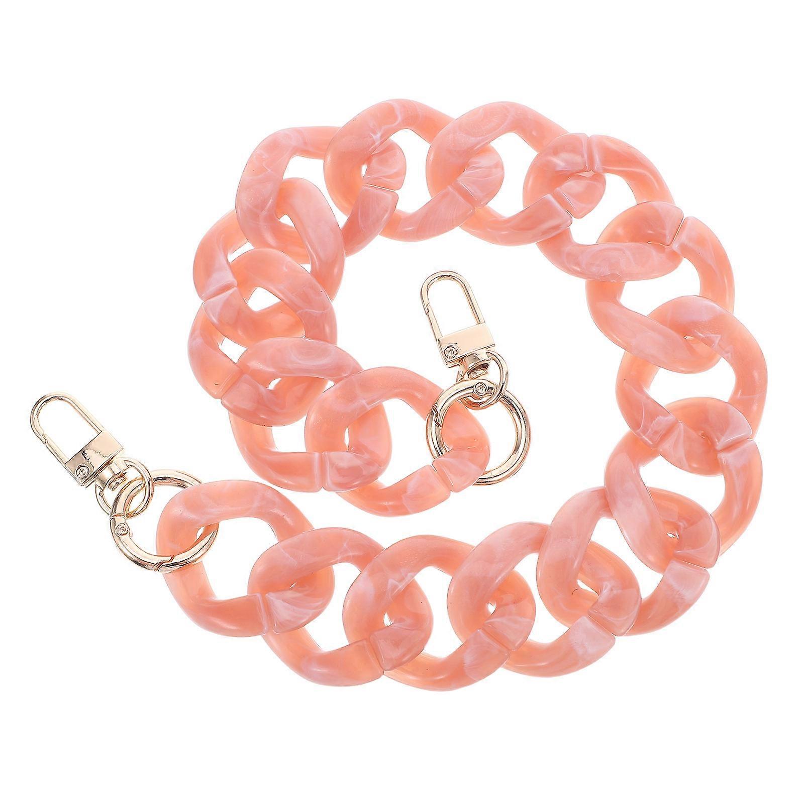 Decorative Acrylic Purse Chain Strap for Handbag Replacement Easy Use