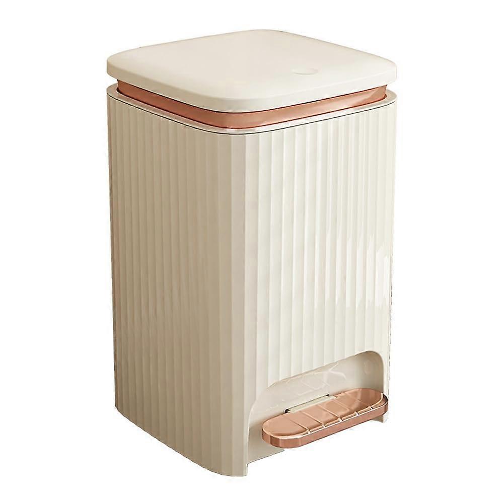 Trash Can Foot Pedal Waterproof Large Capacity Kitchen And Bathroom