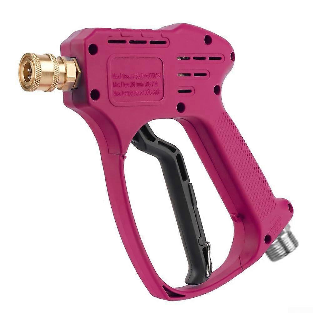 Pressure Car Wash Water Adapter 3/8Inch And M2214 Connectors ABS Material Large Water Output Compatible Red