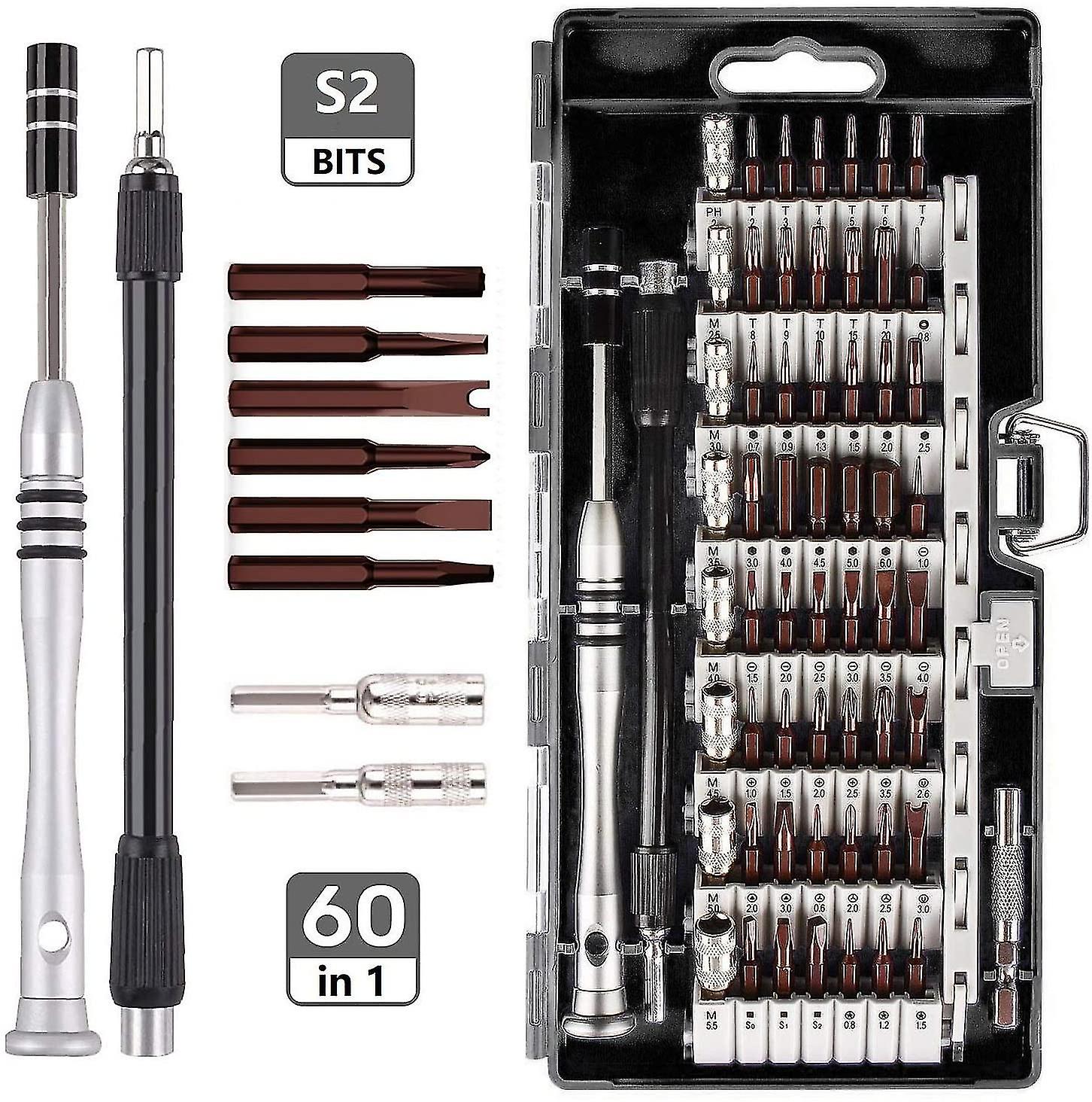 Precision Screwdriver Precision Screwdriver Kit, 60 In 1 Magnetic Screwdriver