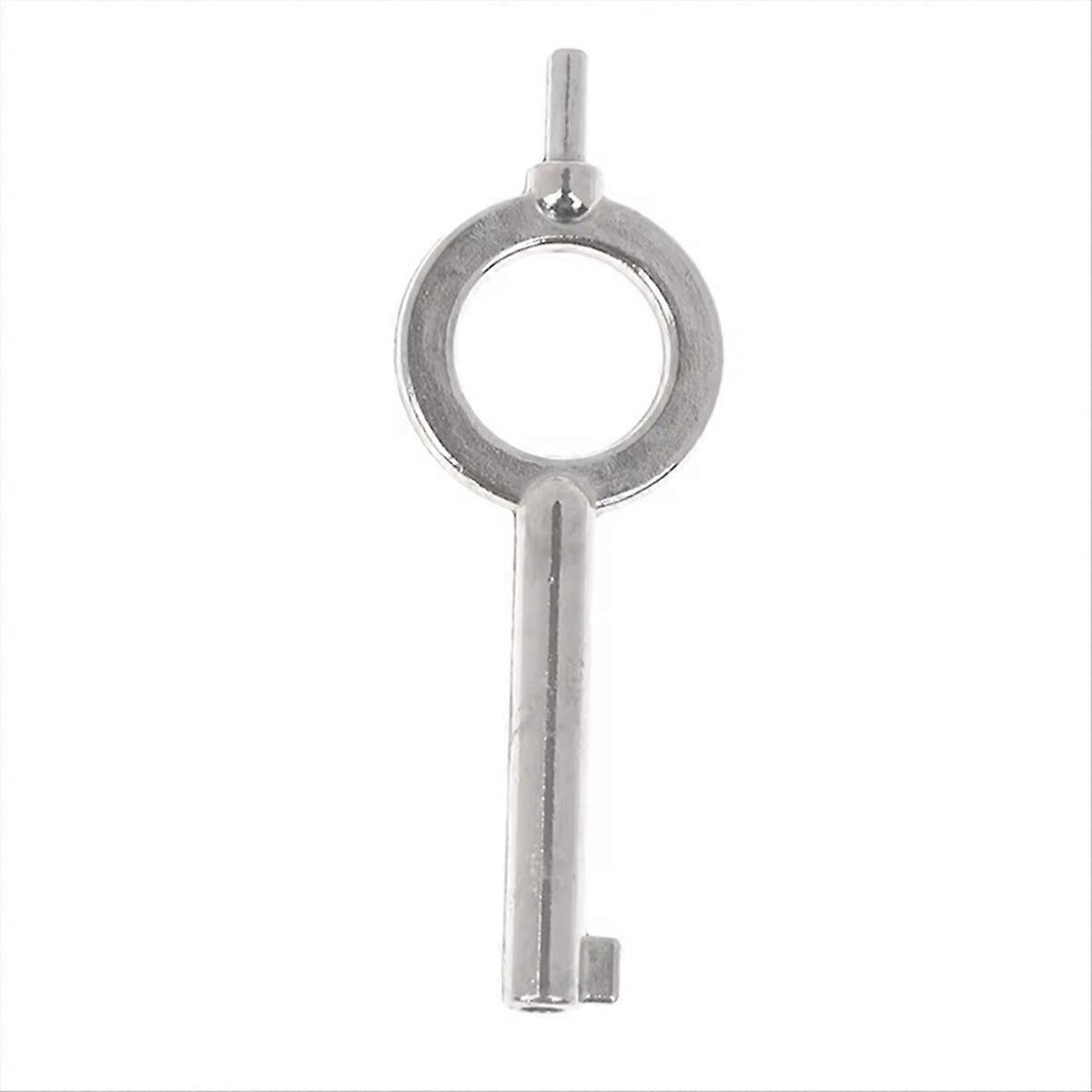 American Style Universal Flat Key Blank, Special Key Handcuff Lock Key, Aluminum Alloy Keychain