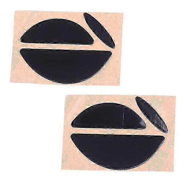 2 set new black mouse feet mouse skates for Logitech MX518 G400 One Size, mouse accessory.