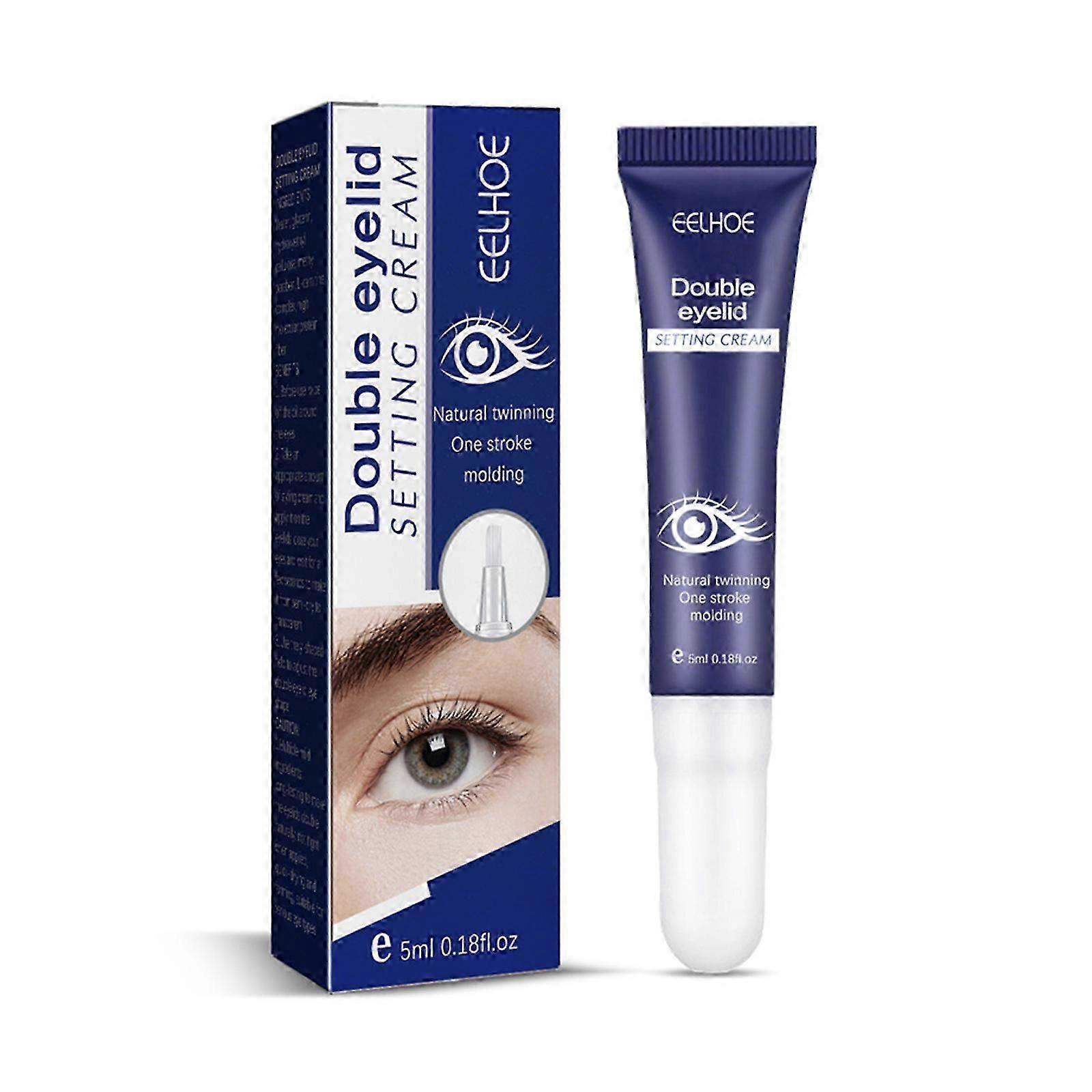 Double Eye Lid Lifting Shaping Cream, lang wirkender unsichtbarer spurloser Kleber