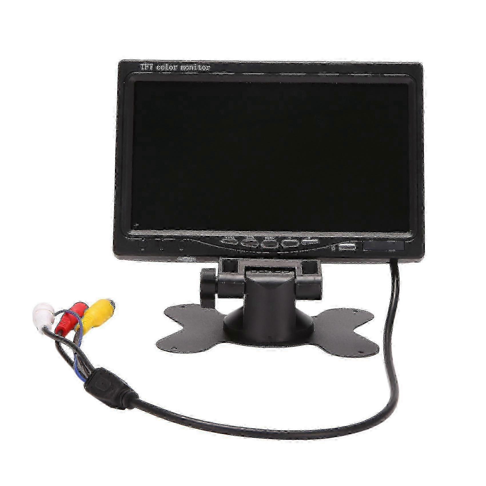 7 Inch TFT LCD HD Colour Monitor for Car CCTV and Reverse Camera Systems - UK Vehicle Accessory
