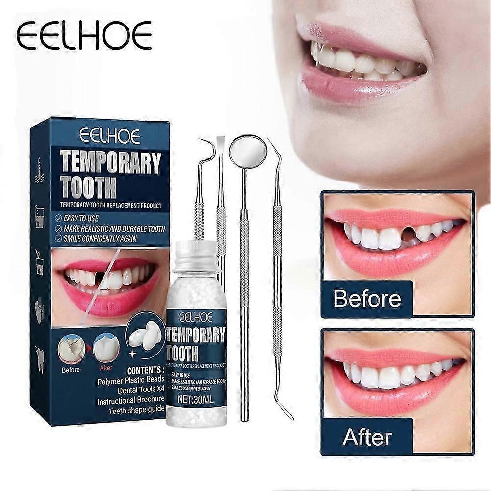 一時的な歯の修理キットは壊れた歯を修正し、隙間を埋める歯科義歯の損傷