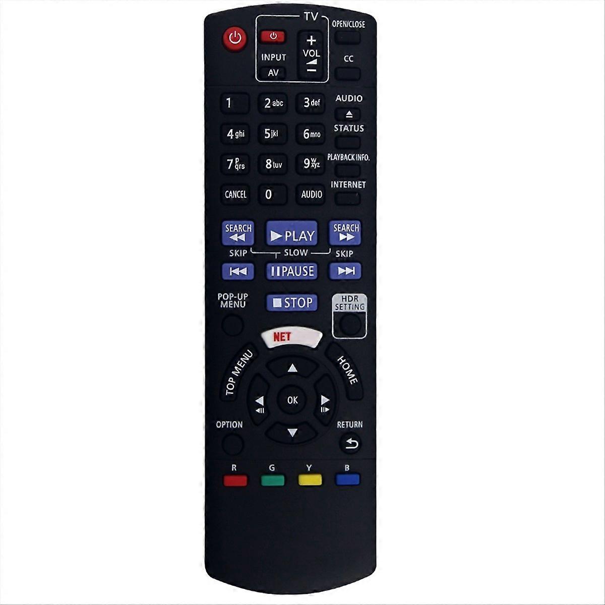 N2QAYB001206 Replace Remote for Panasonic Blu-Ray Disc Player