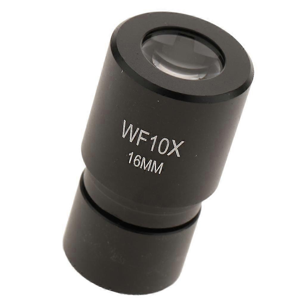 WF 10x /16mm Wide Field Biological Microscope Eyepiece Magnifier Ocular Lens-Good