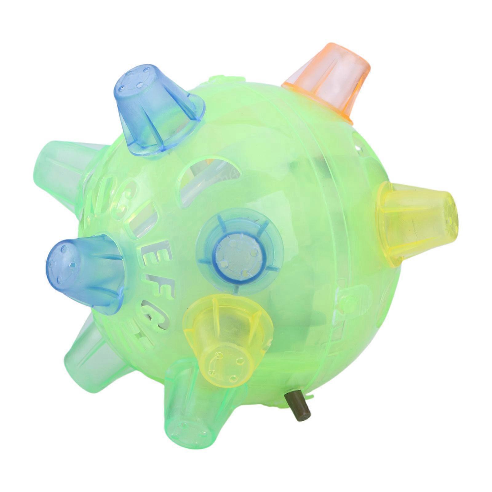 Jumping LED Disco Dancing Ball Flashing Light Up Music Bounce Bouncing Toy Ball Multicolor