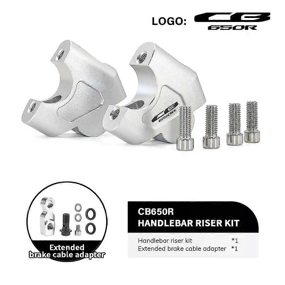 For Honda CB 650 R CB650R CB650R 2019-2024 2023 Motorcycle Handlebar Riser Bar Mount Handle Clamp 28mm 1 1/8 Extend Adapter