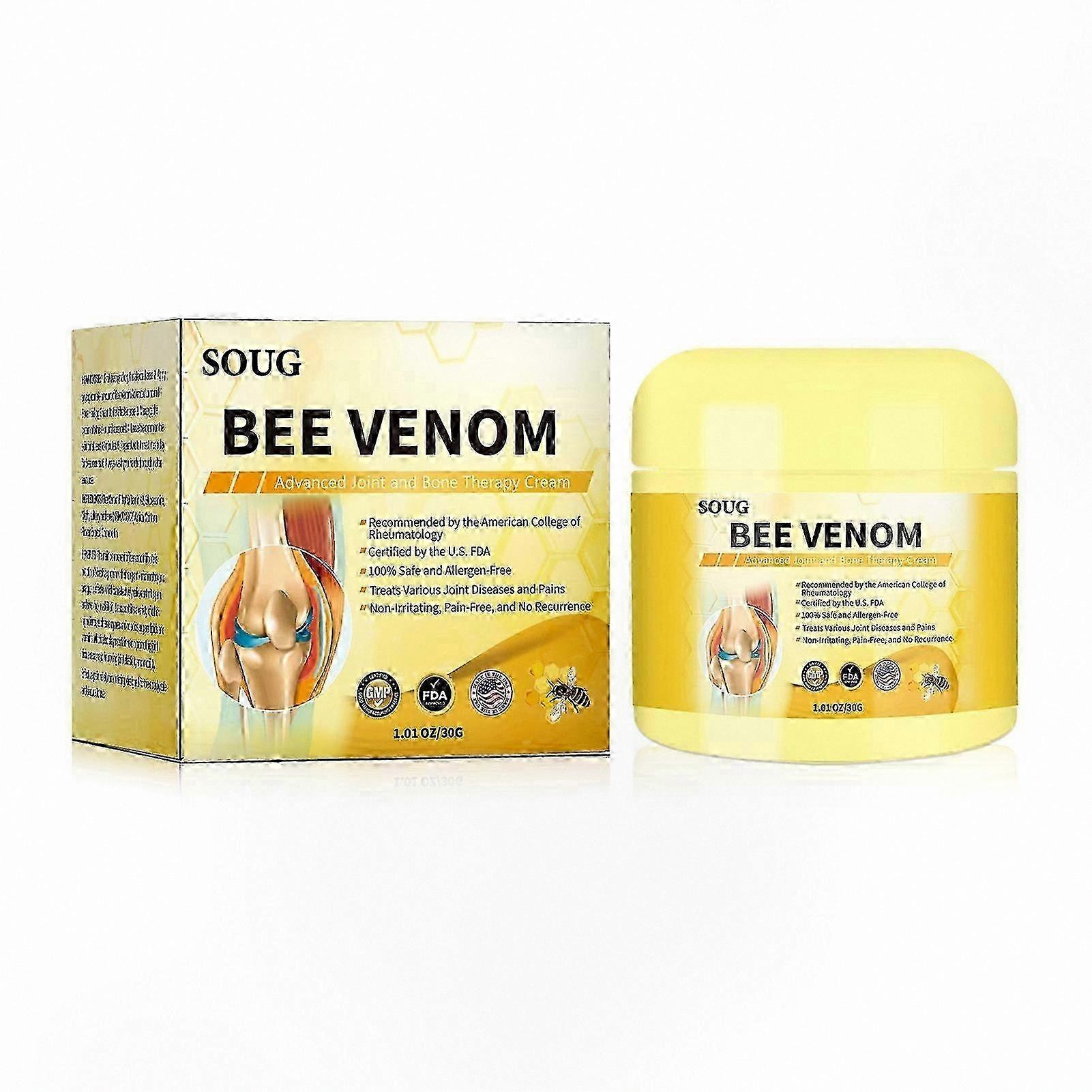 Bee Venom Infused Cream for Joint Pain Relief External Use Only