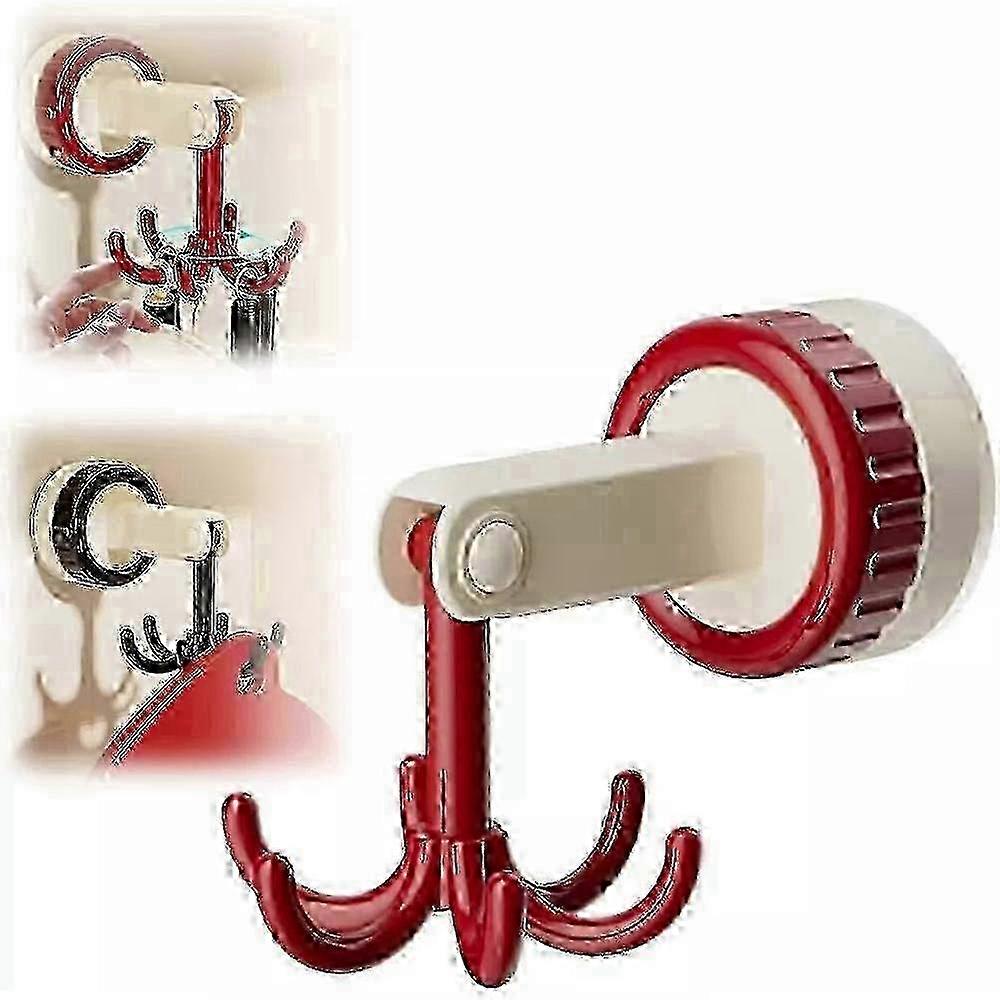 360 Degrees Rotating Folding Hook, Kitchen Hooks for Hanging Utensils