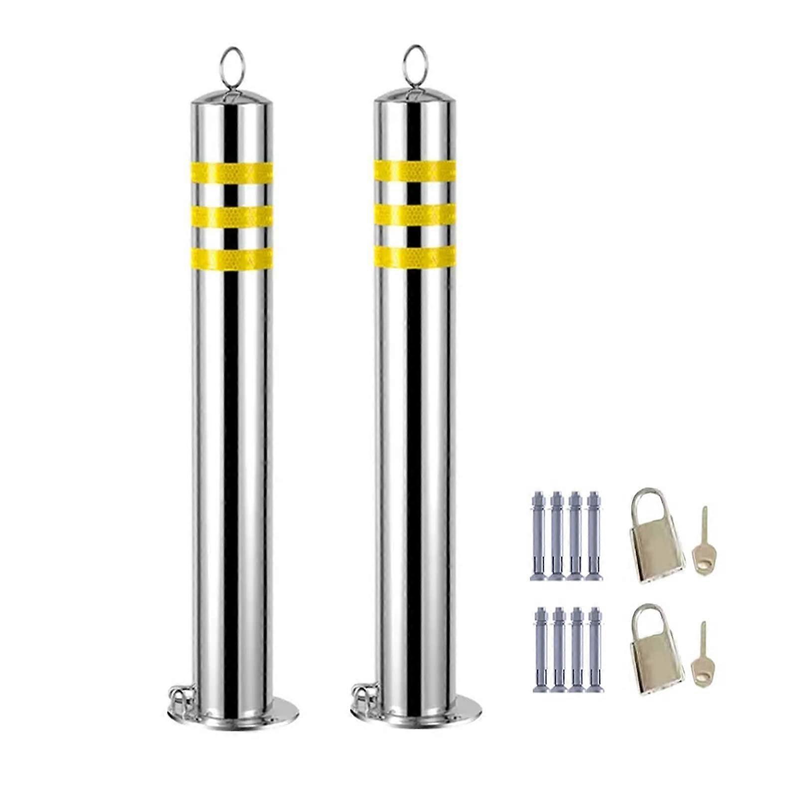 Traffic Post Safety Cone Barrier 60 Cm 4 Pack Reflective Delineator Cones For Driveways And Construction Sites