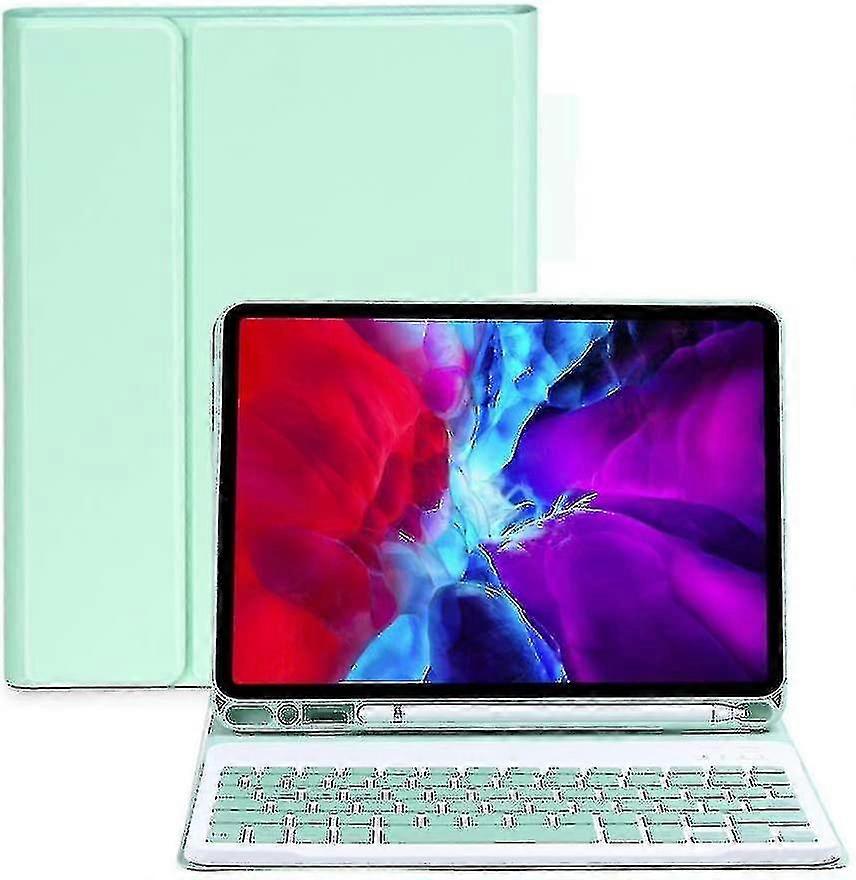 Bluetooth Keyboard Case For Ipad Detachable Slim Cover Built-in Pencil Holder