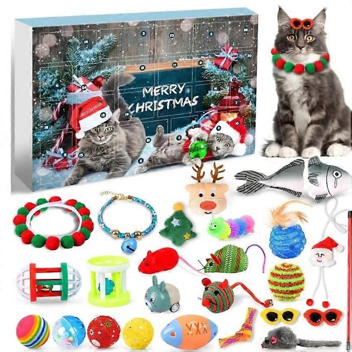 Christmas Countdown Cat&Dog Toys Advent Calendar