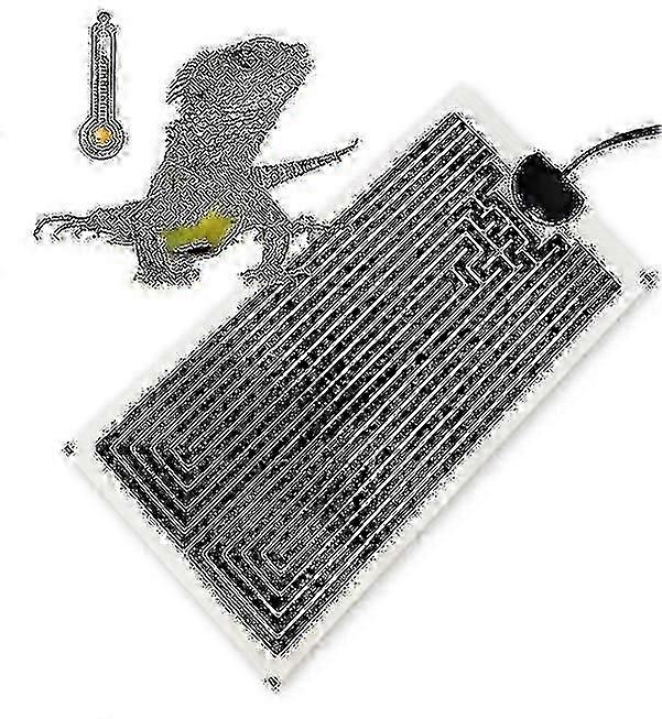 Thermostat Reptile Heat Mat for Vivariums & Pet Tanks - Waterproof Heater Pad with Temperature Controller