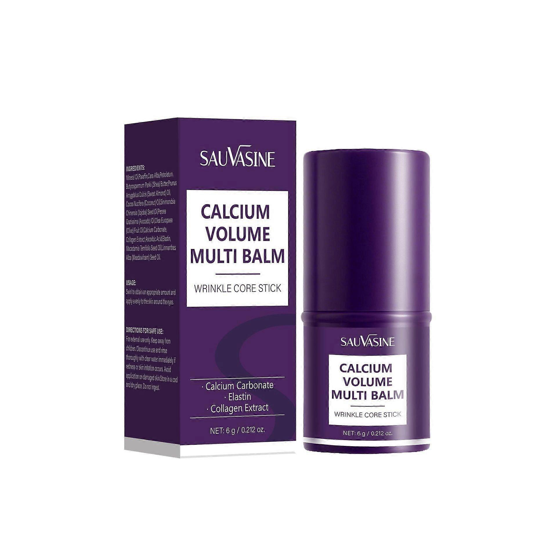 Calcium Multi Balm Stick, Calcium Volume Multi Balm, Collagen Moisturing Stick, Firming & Moisturizing, Anti-Wrinkle, Hydrating, Lifting Cream for Eye
