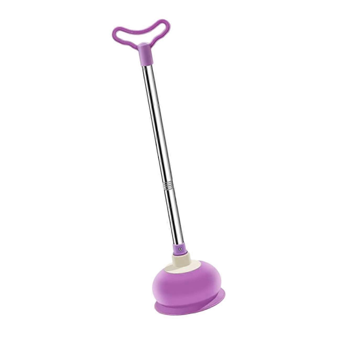 Toilet Plunger with Detachable Handle, Rubber Drain Unblocker for Bathroom Clogs and Sewer Cleaning
