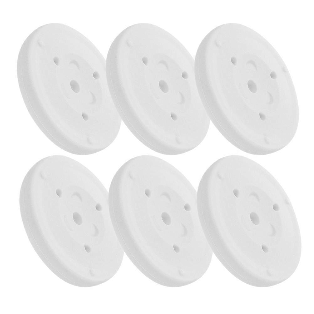 Balloon Arch Weights Balloon Accessory Base for Party Use 6Pcs White Plastic