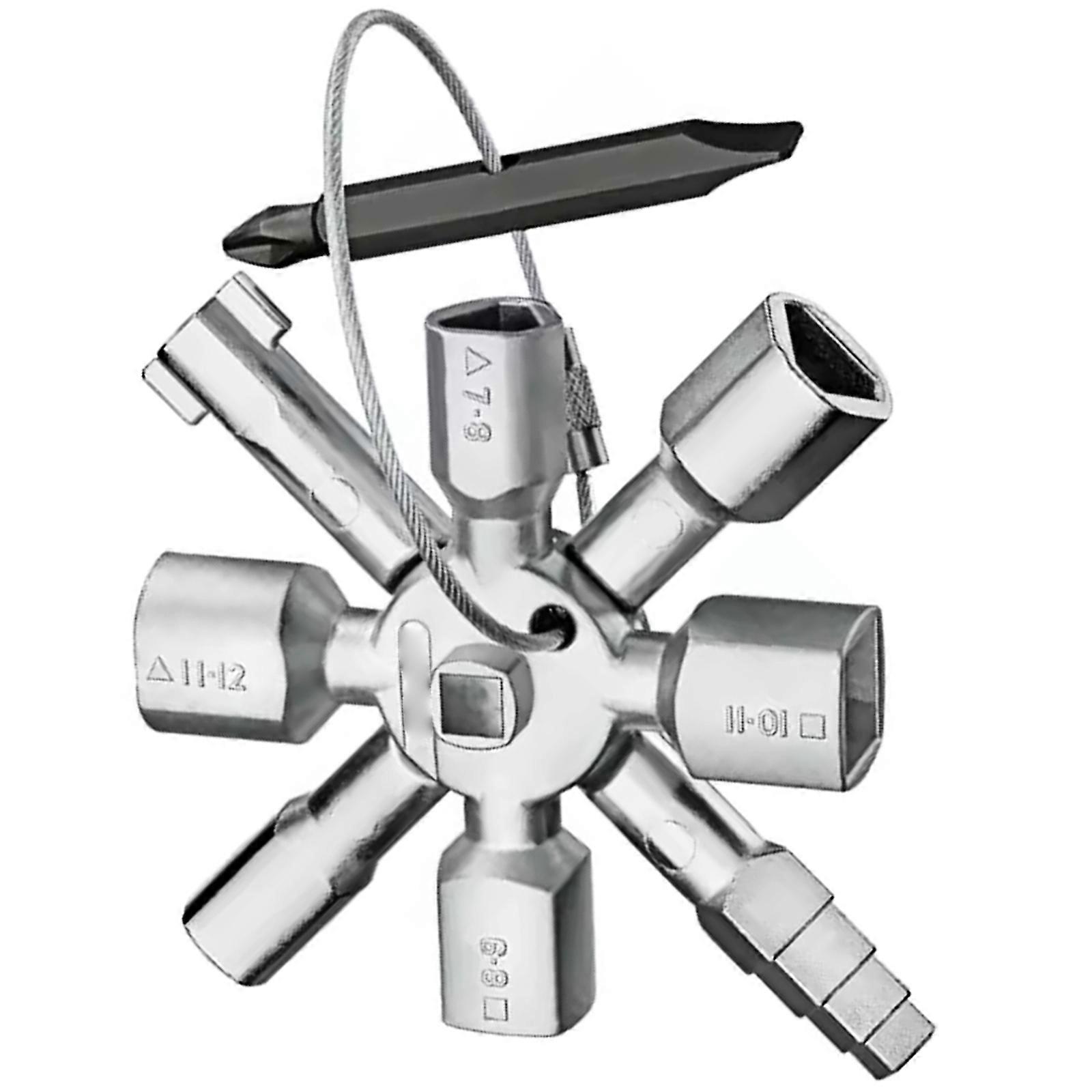 Triangular Port Cut Essential Tool Tool For Accuracy Cabinet Control And Electrical Equipment Repair Multicolor