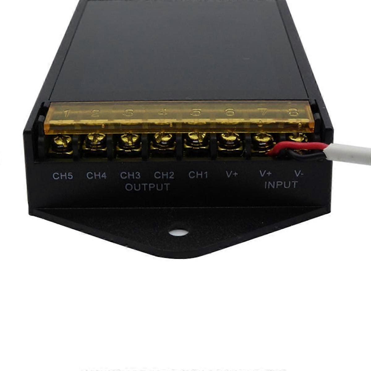 NL502 Touch Screen Full Color Editable Time Controller DC12-24V 5-Way Output Dimming Controller
