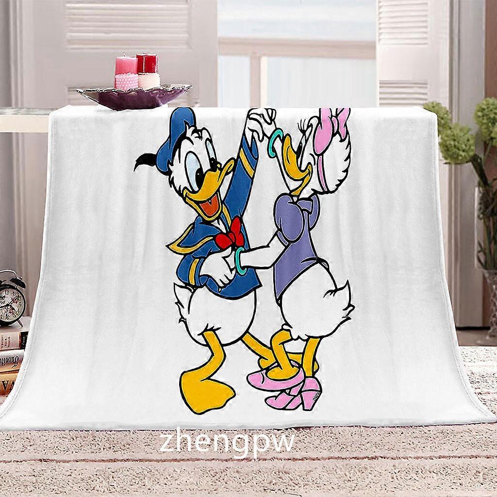 Disney Cartoon Mickey Minnie Mouse Fleece Blanket Throw Flannel Sofa Bedding UK