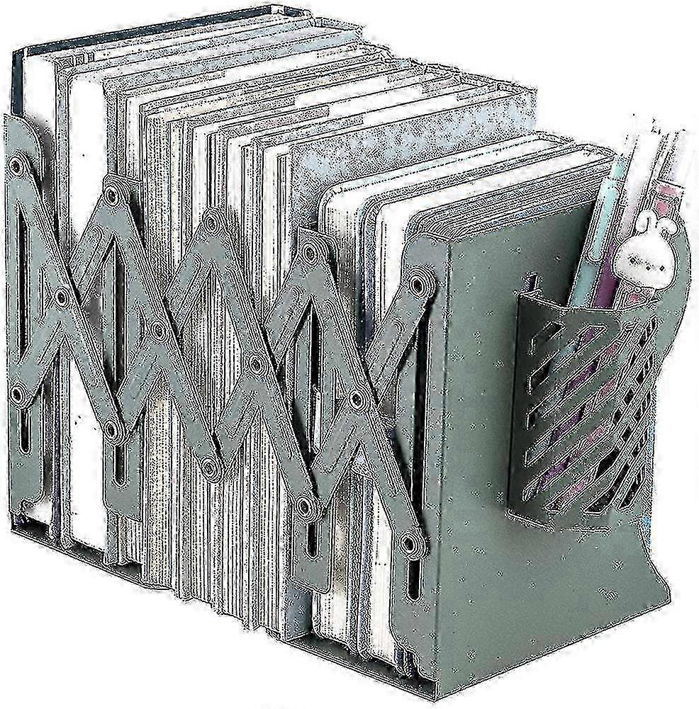 Adjustable Bookend For File Magazine Binder Holder, Book End For Heavy Book