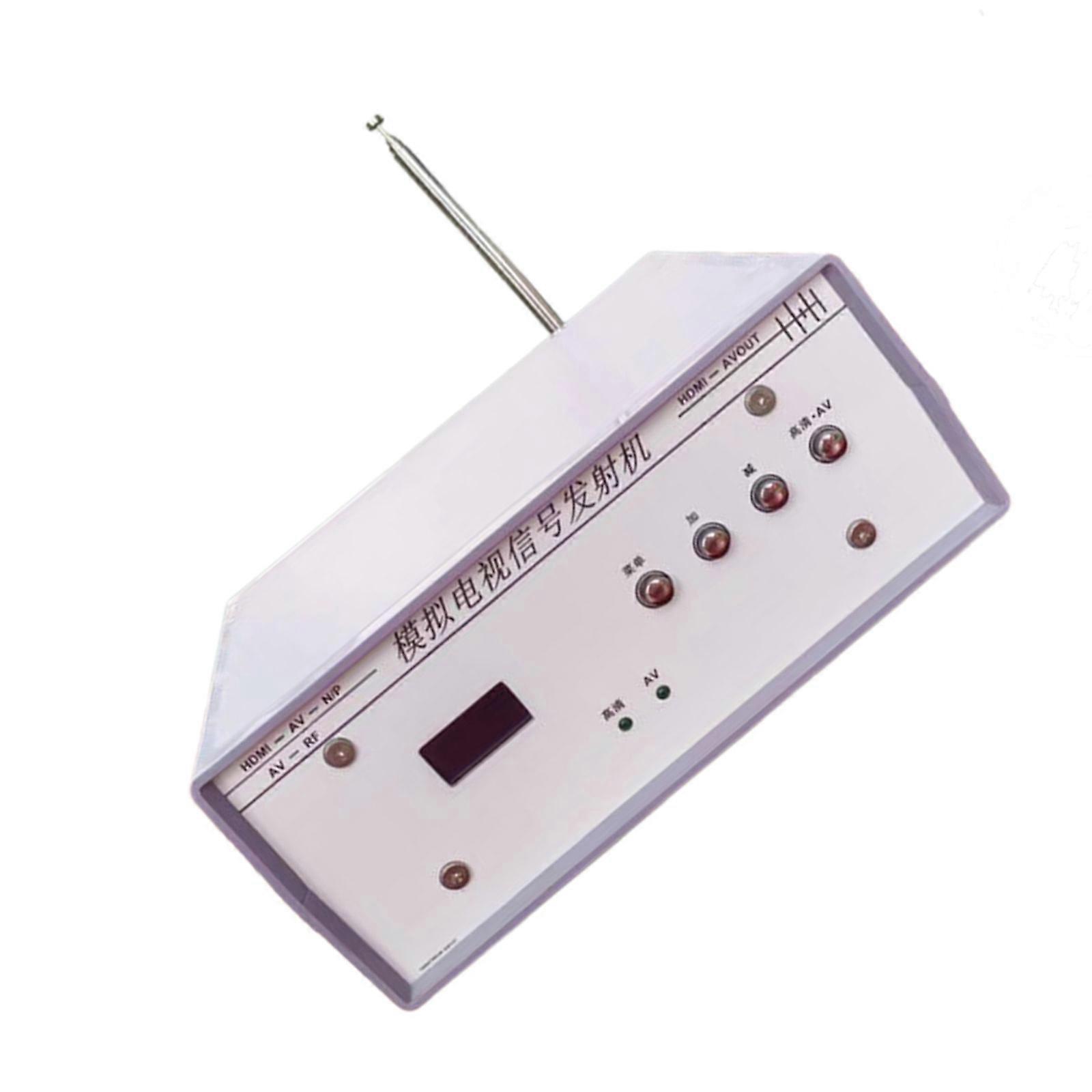 Simulation TV Signal Transmitters HDTV Sound Video Converter 4.5-6.5MHZ Frequency TV Conversion Adapter Multicolor