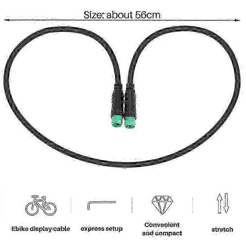 Ebike Bafang BBS01 BBS02 BBSHD Motor 5 Pin Male to Male Display Extension Wire