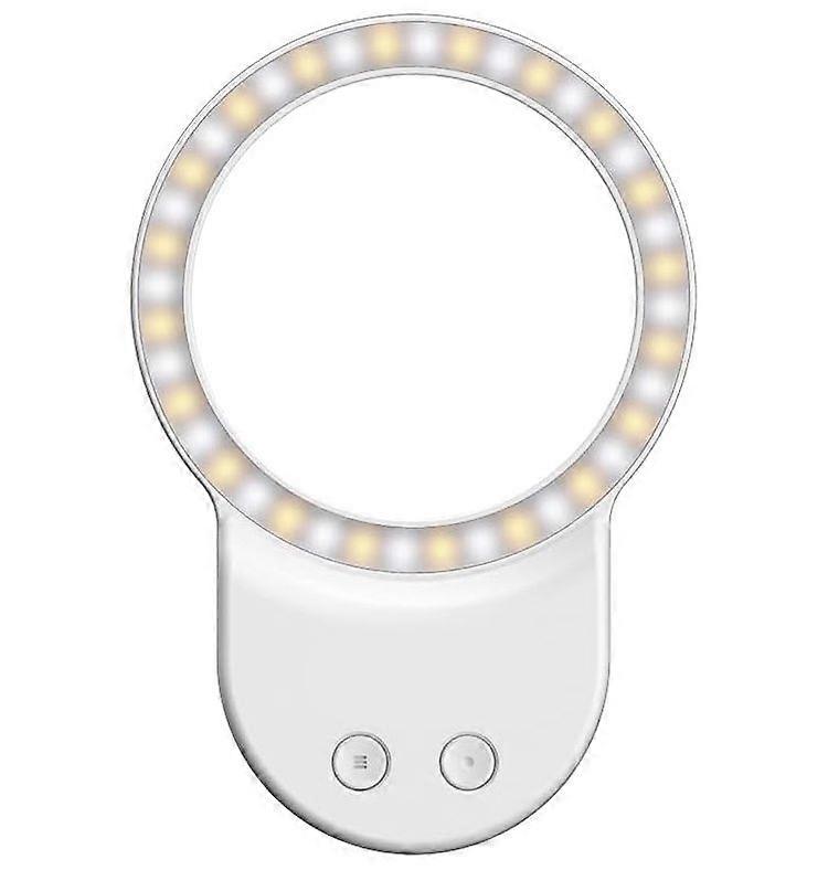 Phone Light, Selfie Magnetic, Video Compatible With Tablet, Laptop Photography, 3 Adjustable Modes