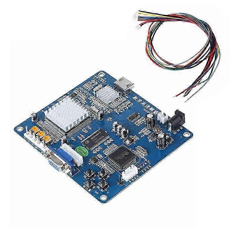 HD Video Output Converter Board VGA/RGB/CGA/EGA/YUV to HDMI-Compatible for Arcade Blue Game Machine