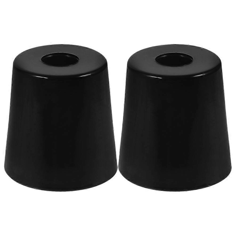 Cargo Trailer Bumper Cone Shaped Black PVC Material Operational Stability 2Pcs