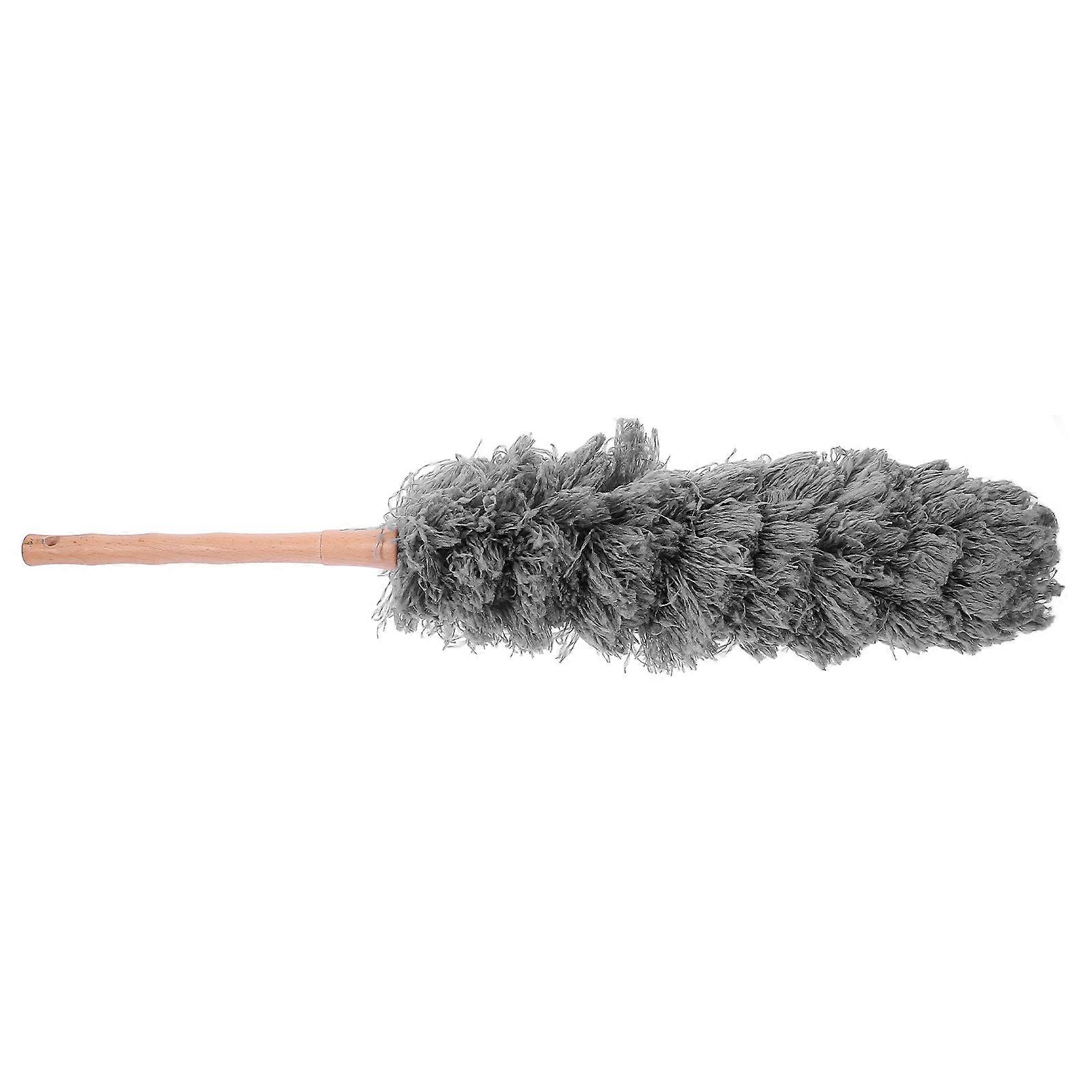 Grey Car Cleaning Duster for Interior Dust Removal Brush