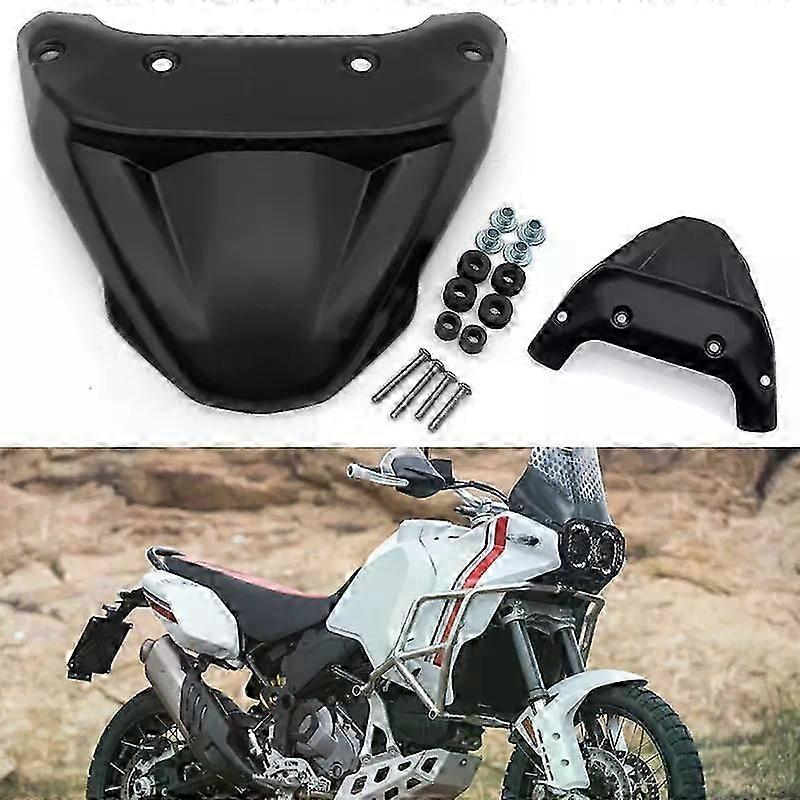 2024 New Desert-X Motorcycle Accessories Front Fender Beak Cowl Guard Extension Fit For Ducati DesertX 2022-2023