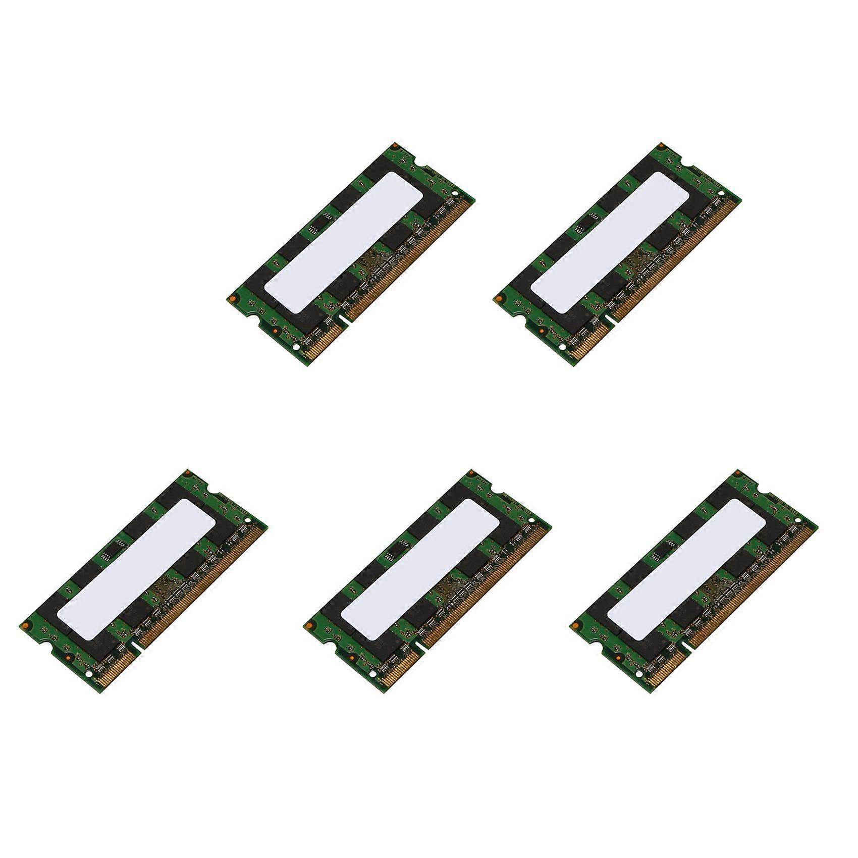 5X 2GB DDR2 RAM Memory 667Mhz PC2 5300 Laptop Ram Memoria 1.8V 200PIN SODIMM for Intel AMD