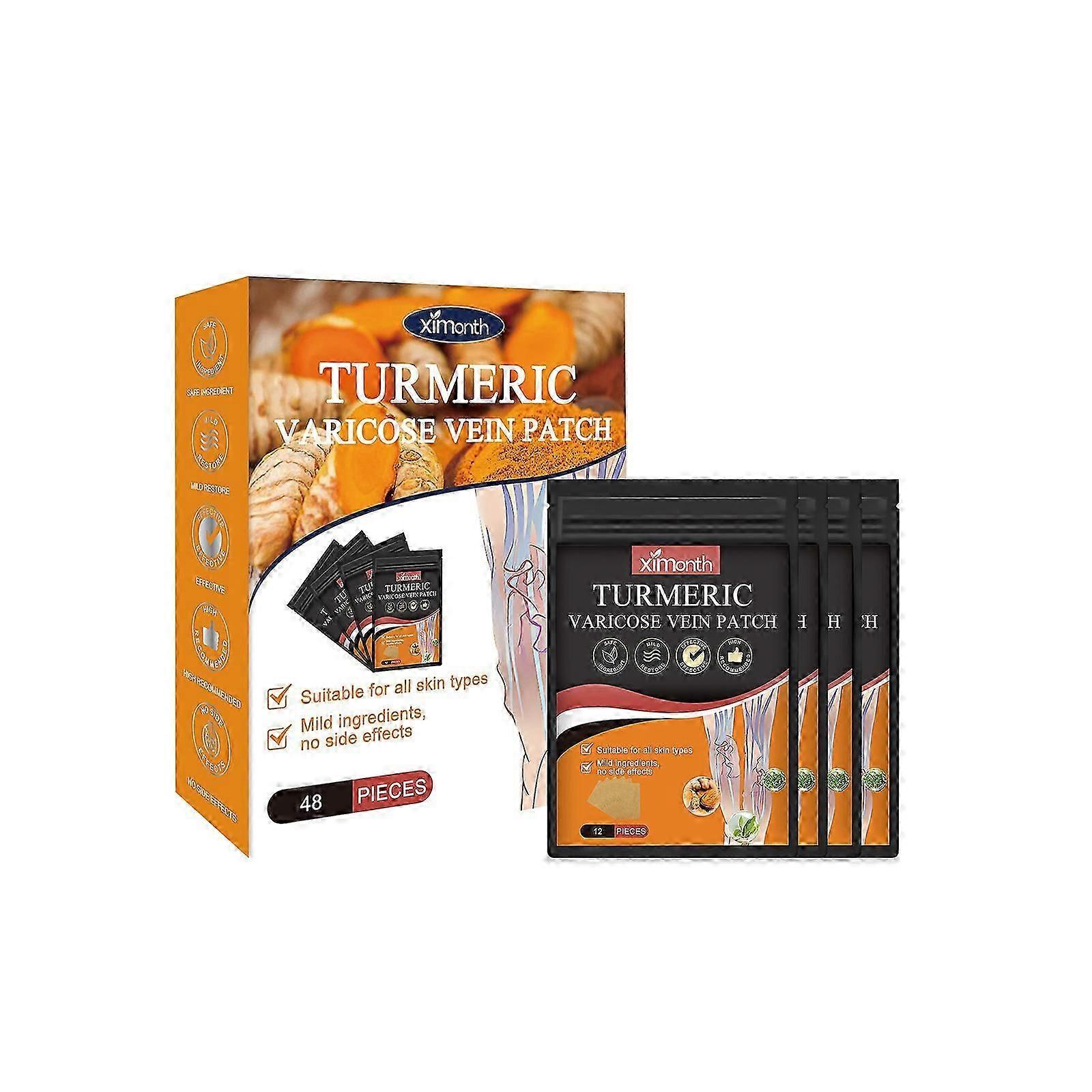 Leg Care Patches  Relieve Discomfort  Improve Circulation with Turmeric, Ginger  Saffron