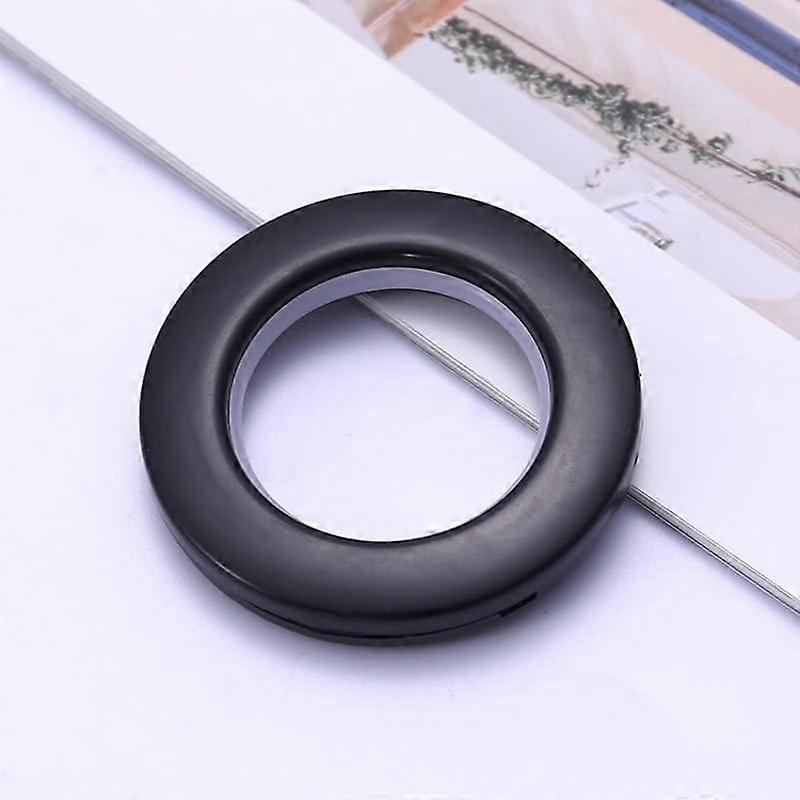32pcs Silent Roman Curtain Rings with Noise Reduction Glide for Heavy Curtains