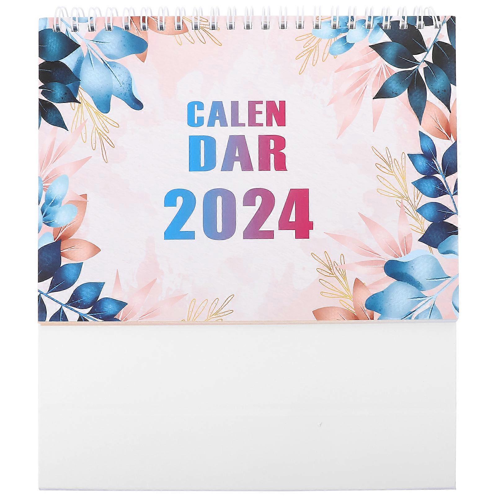 Decorative Desk Calendar Office Accessories for Daily Use 5Pcs Set