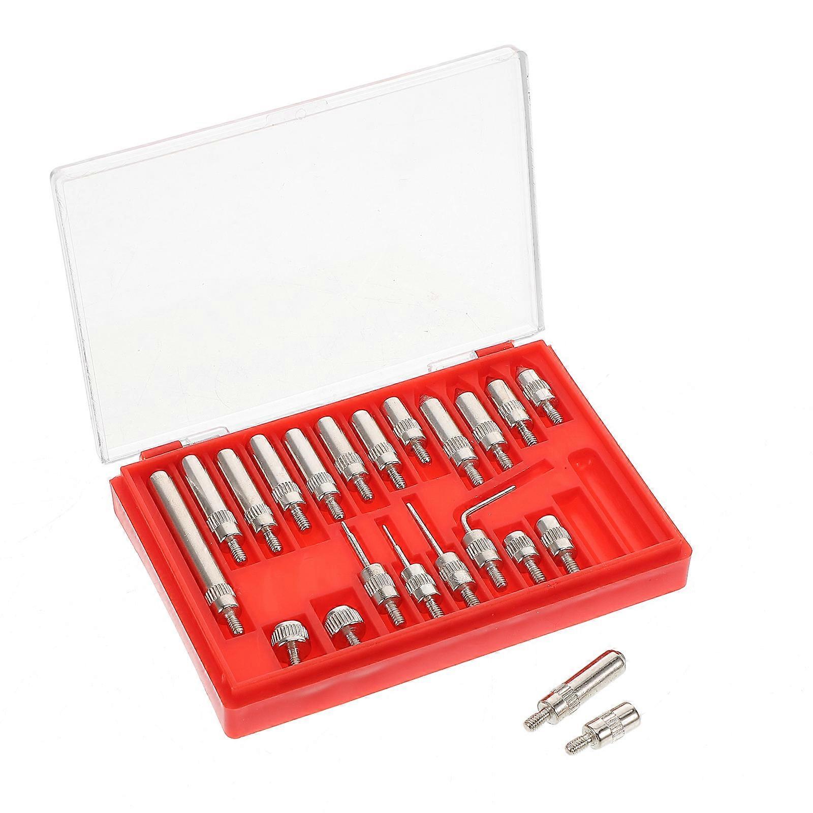 Dial Indicator Point Tip Set for Precision Measurement 1Set Silver Metal