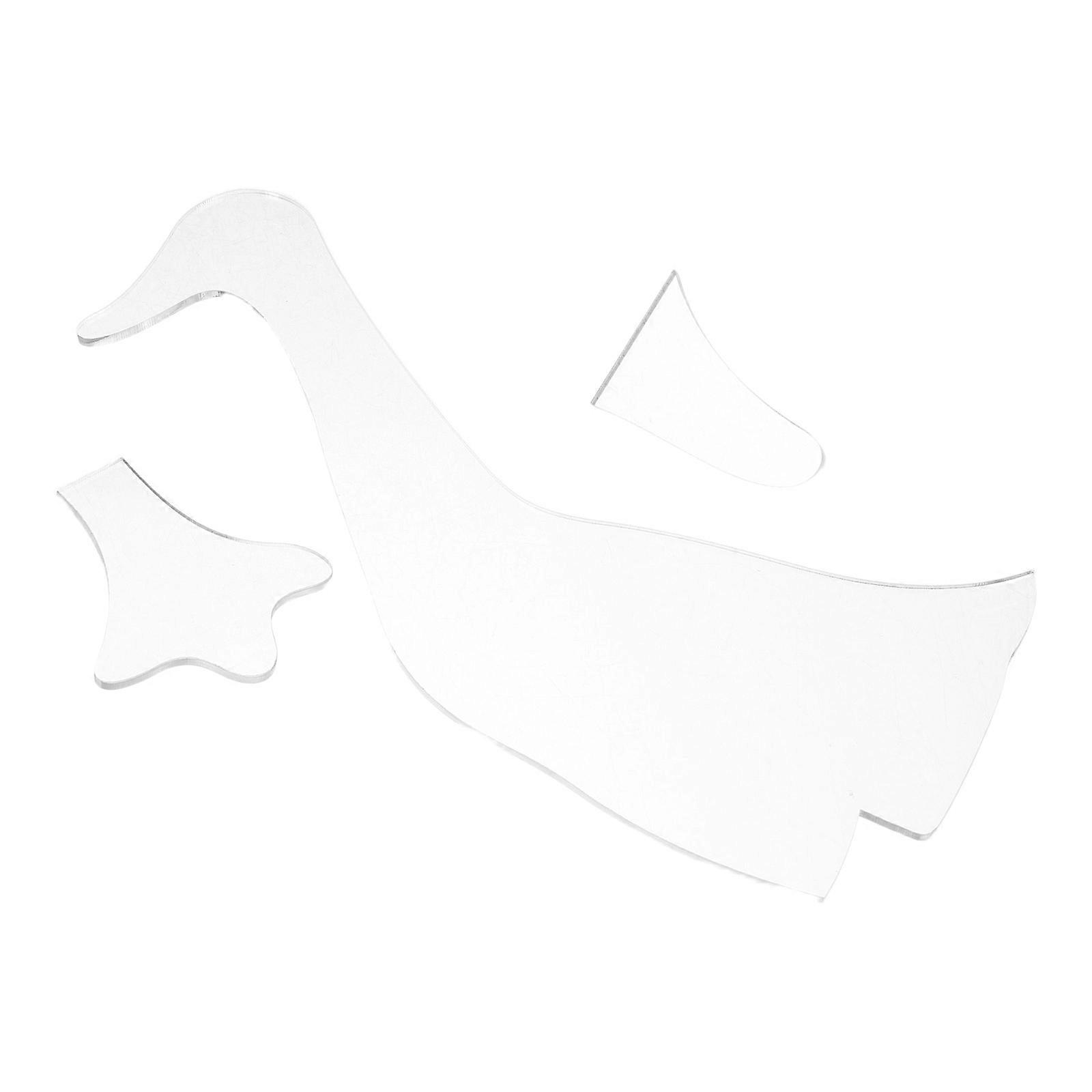 Quilt Templates Stuffed Sewing Patterns for Sewing 3Pcs Transparent Acrylic